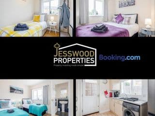 Spacious & Homely 3BR, 3BA Contractor House in Luton!- Free Parking, Garden, Close to M1 & Luton Airport, by Jesswood Properties